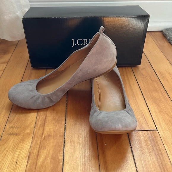 JCrew Anya Suede Ballet Flats - Picture 3 of 5